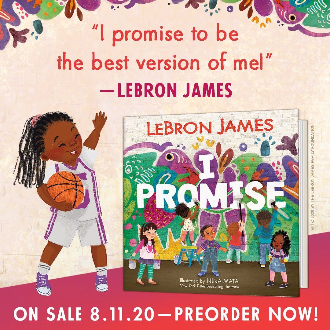 詹姆斯将在今年8月份推出他的第一本书,名为《i promise》.詹姆斯近.
