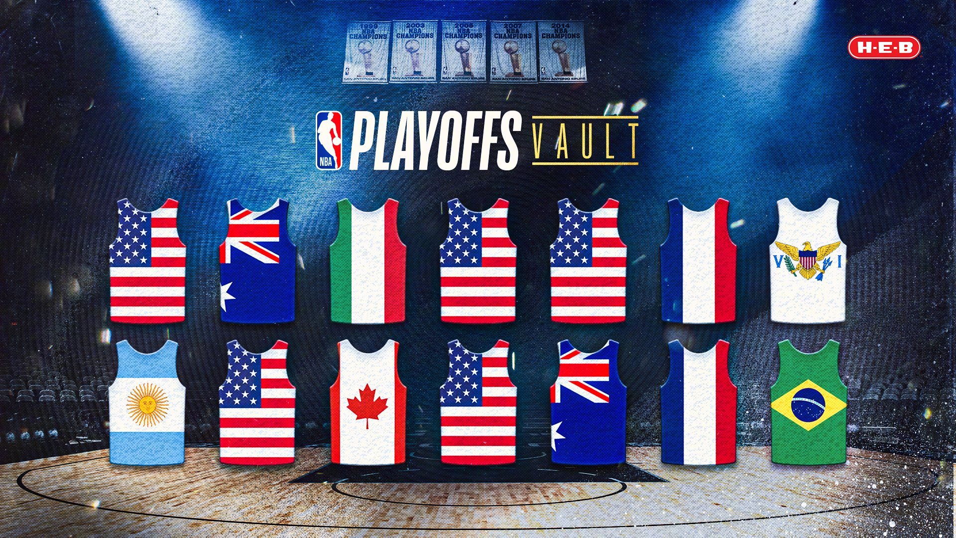 gospursgo 看图中的国籍,猜这是哪一年的季后赛阵容名单?