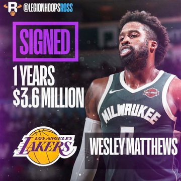 NBA交易市场总汇 8小时37笔 湖人签哈雷尔火箭获强援