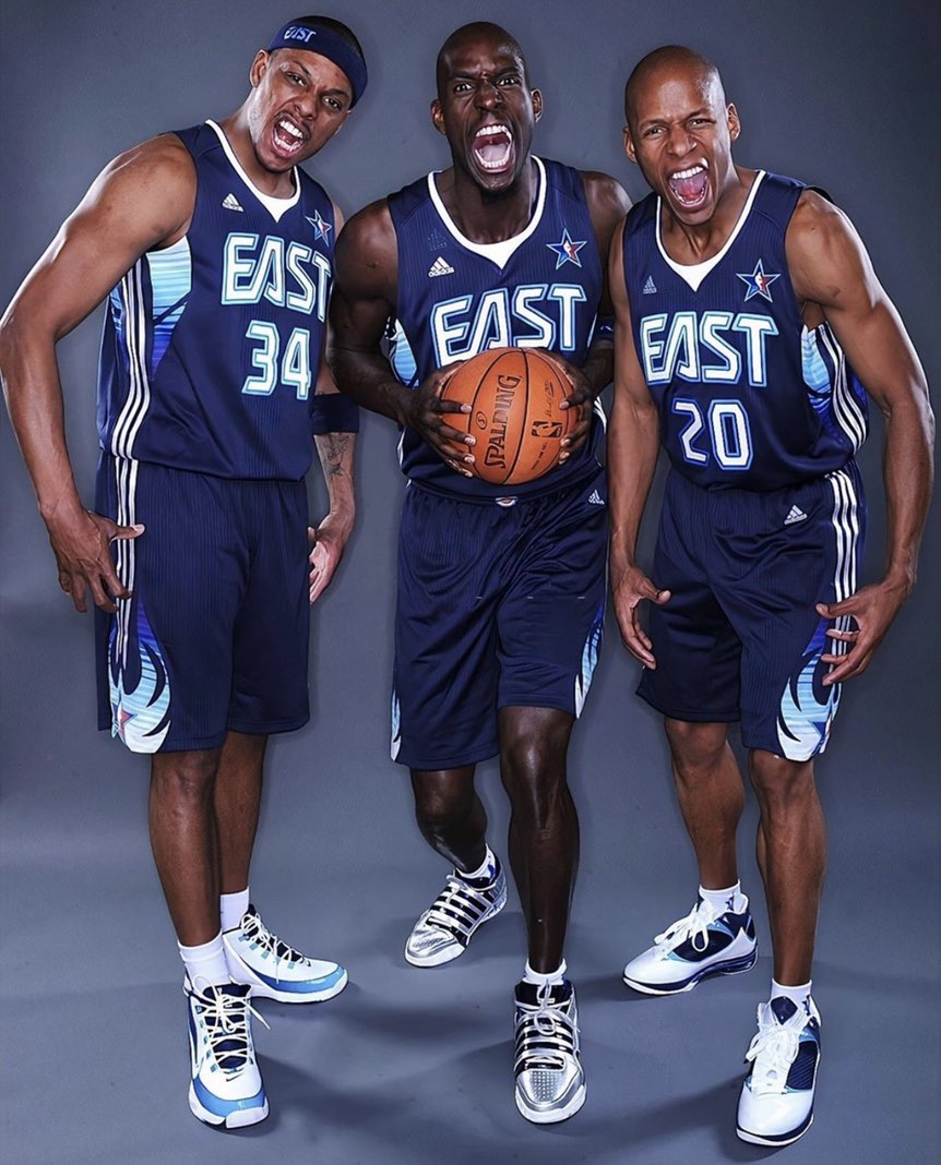 绿军三巨头个个都是戏精,韦德的加入让雷阿伦.