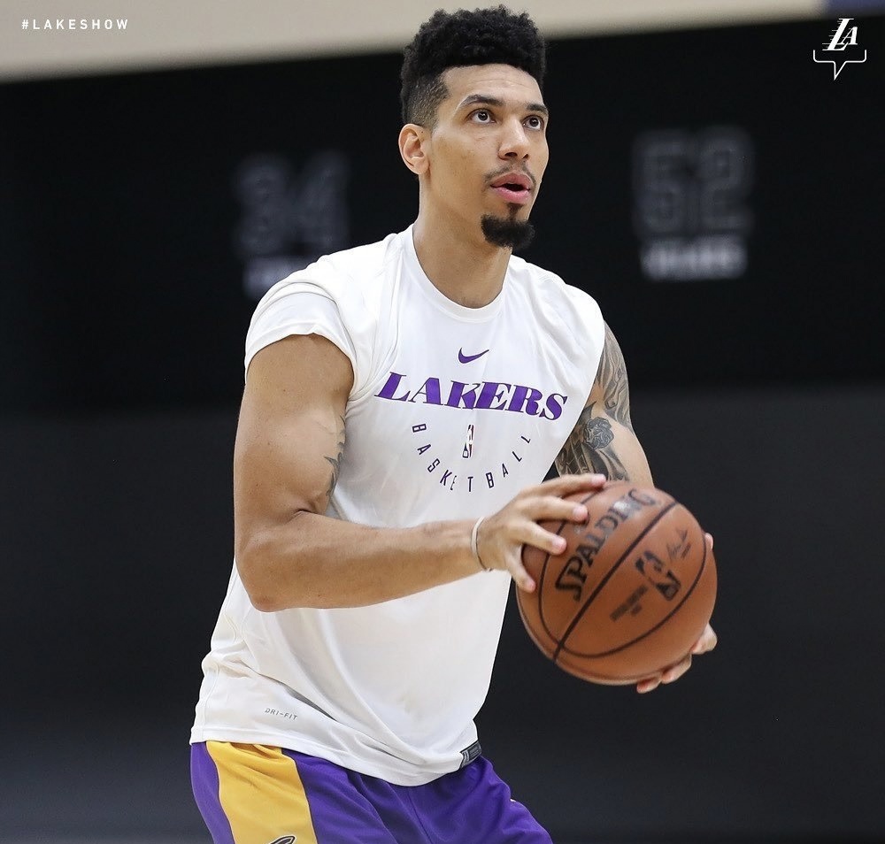 丹尼格林第一次在湖人训练馆