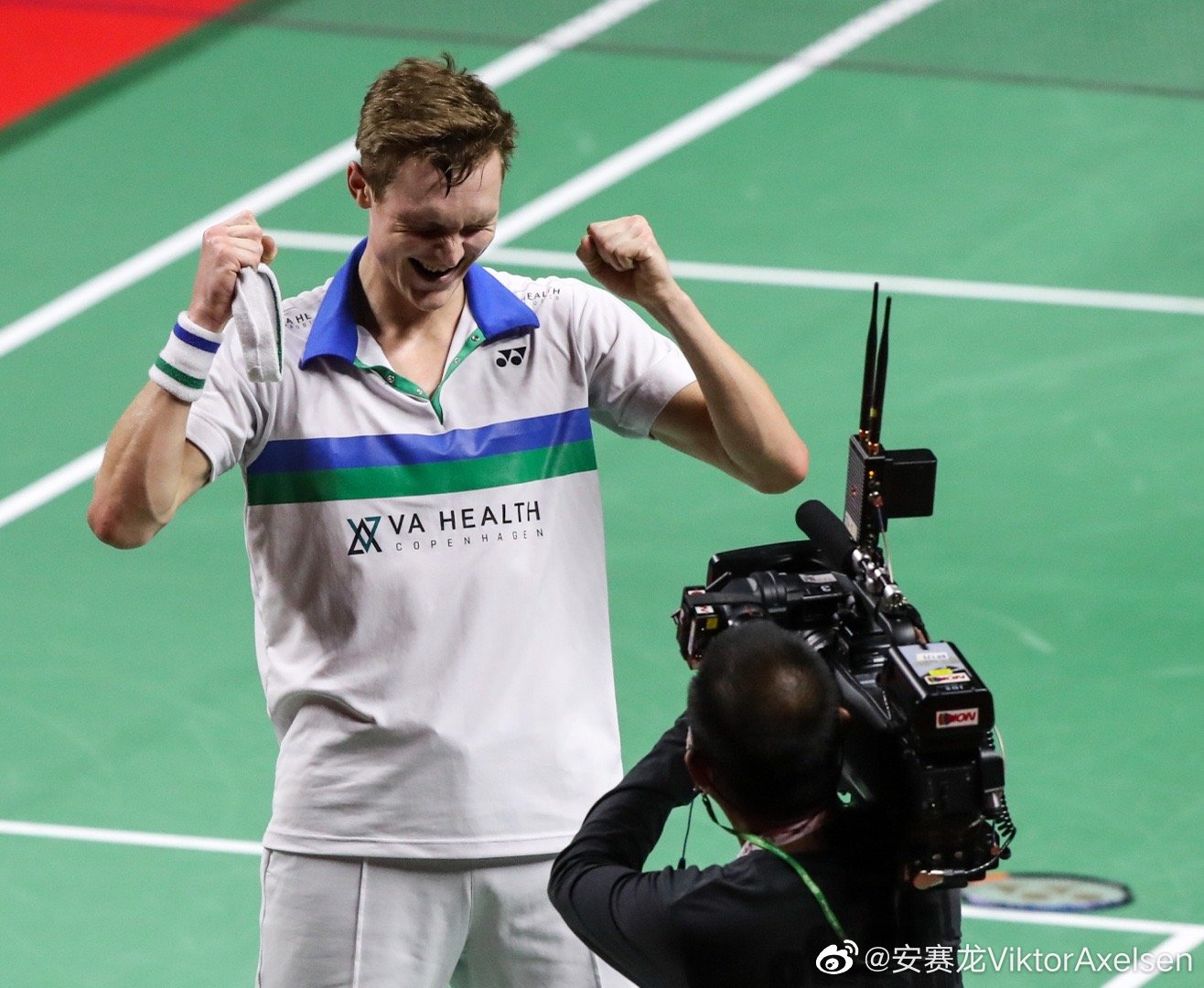 很高兴拿下今年的首冠这对我来说是个很好的开始